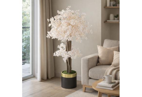 Yapay Bahar Dalı Ağacı Açık Somon Rengi 